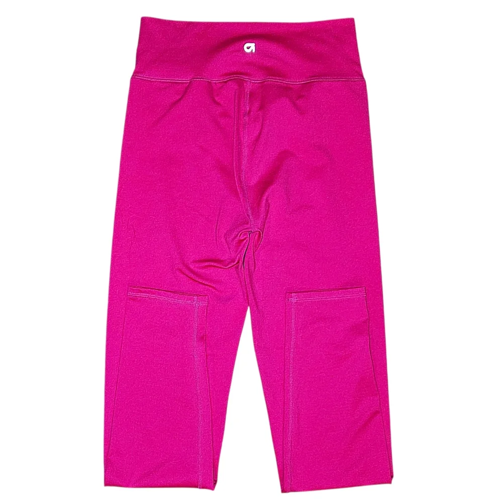 Gap Fit High Waisted Crossover Hot Pink Activewear Leggings 14-16